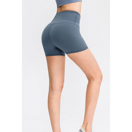 Wide Waistband Sports Shorts