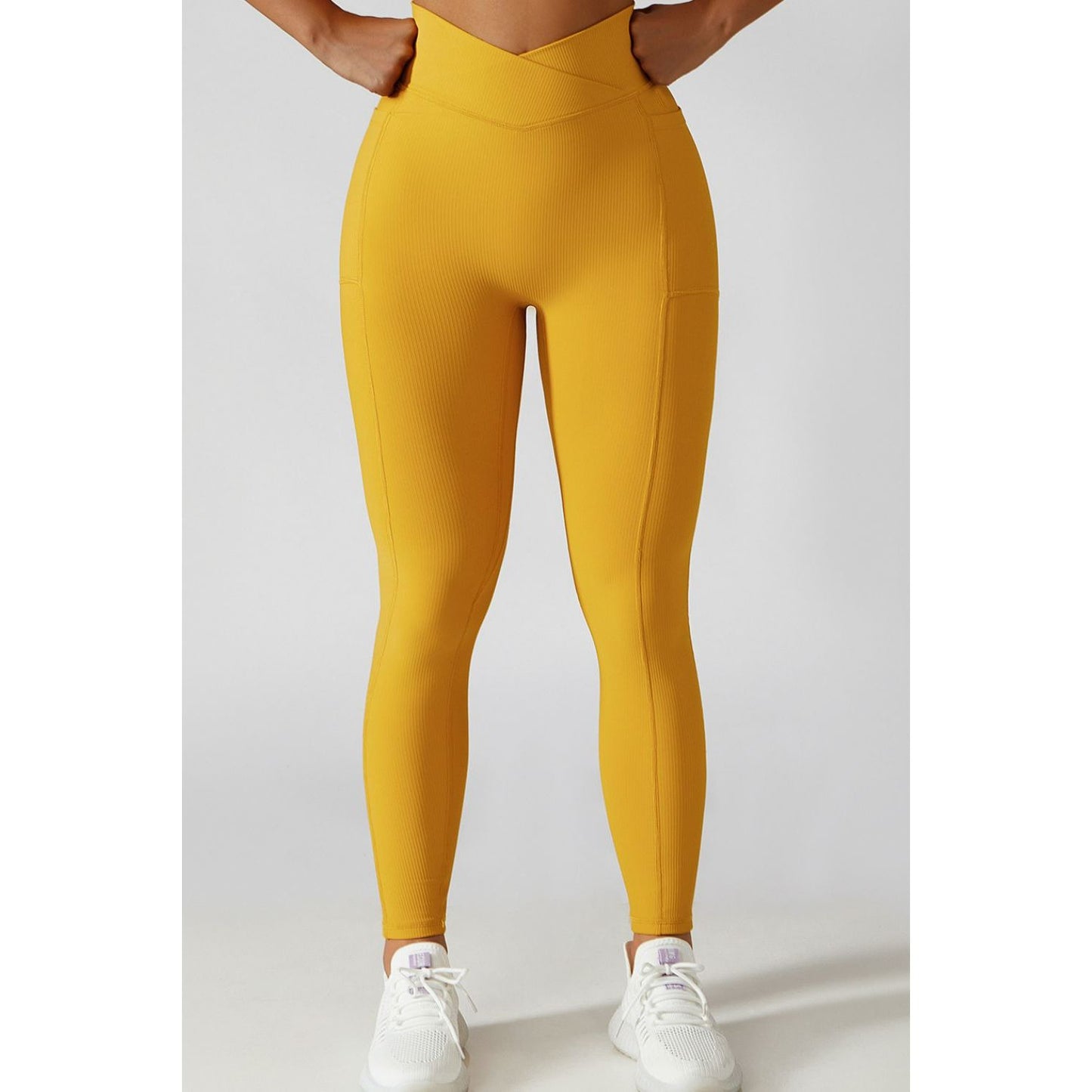 Basic Bae Crossover Waist Active Leggings