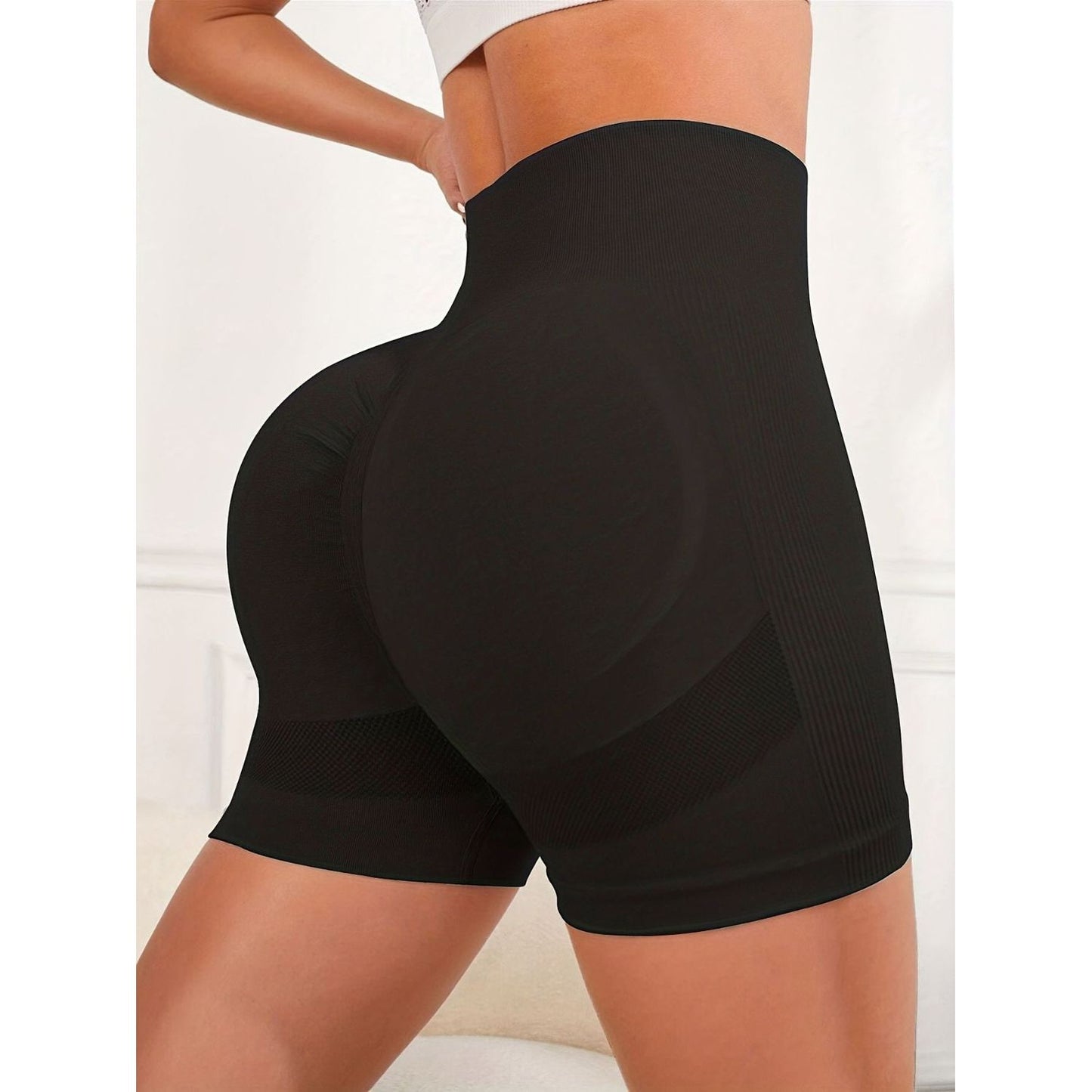 High Waist Active Shorts