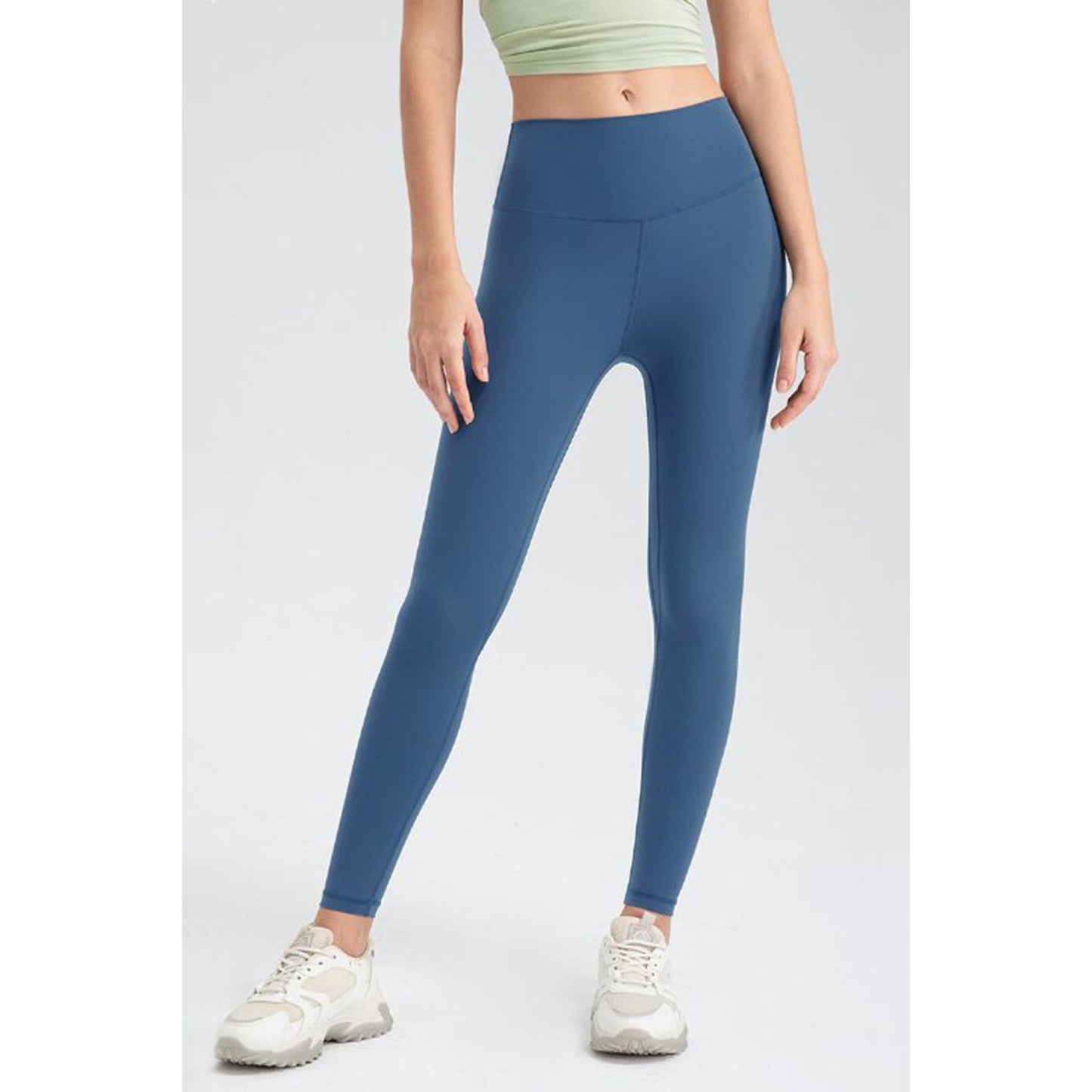 Wide Waistband Slim Fit Active Leggings