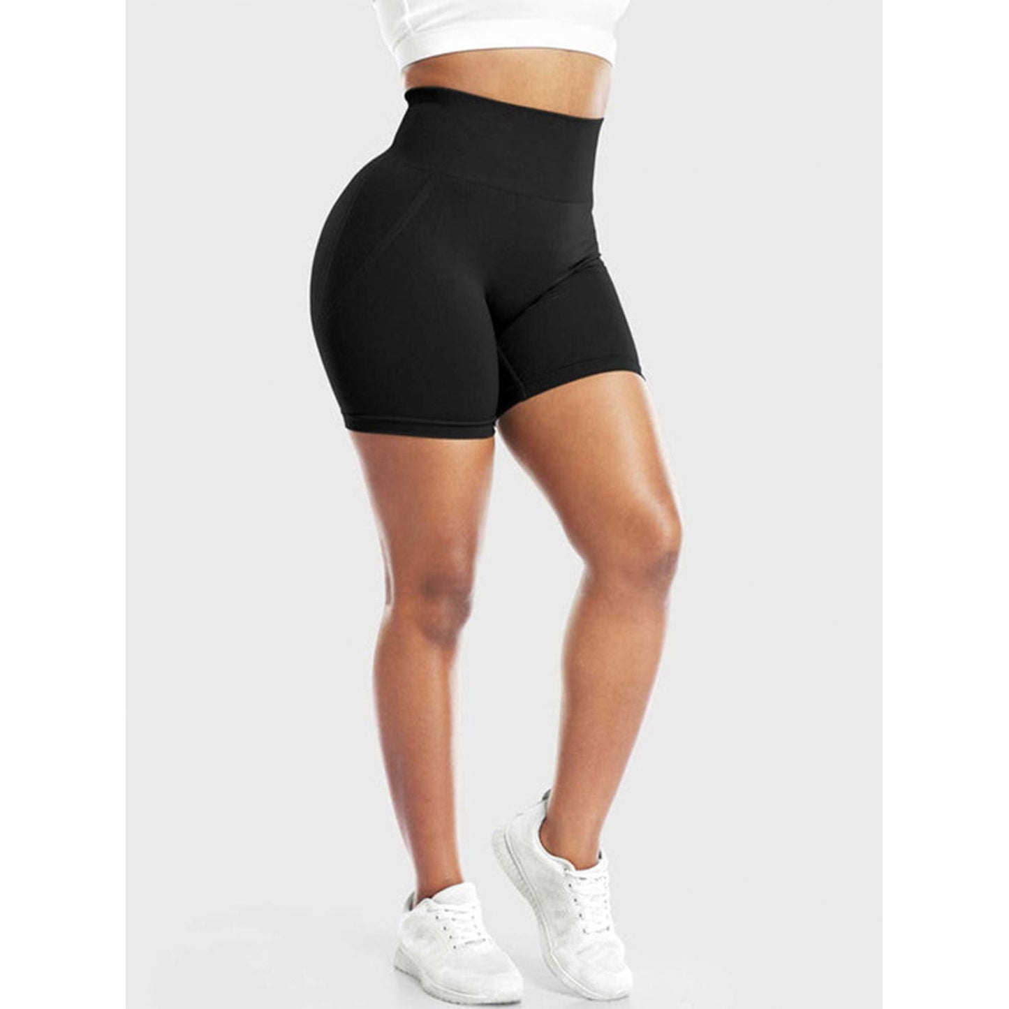 High Waist Active Shorts