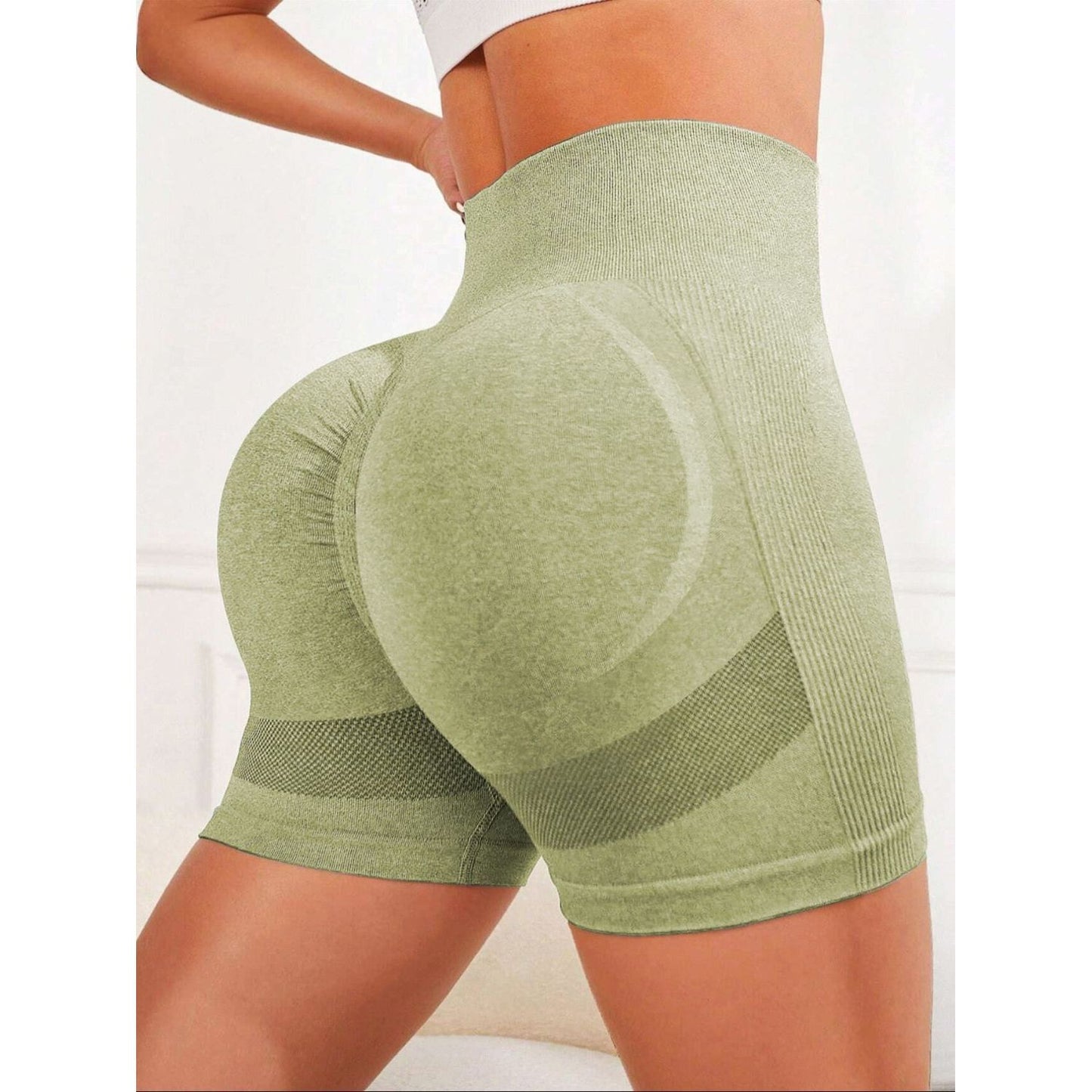 High Waist Active Shorts