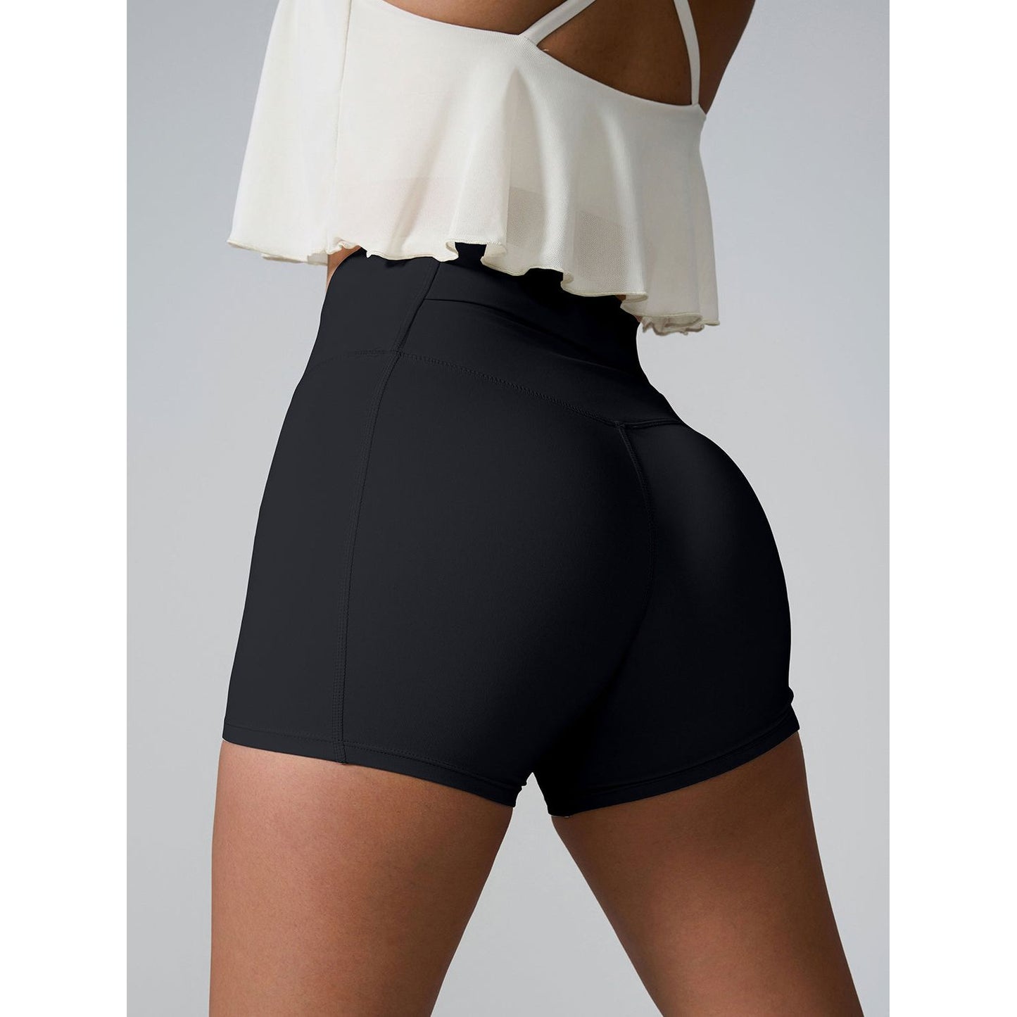 High Waist Active Shorts