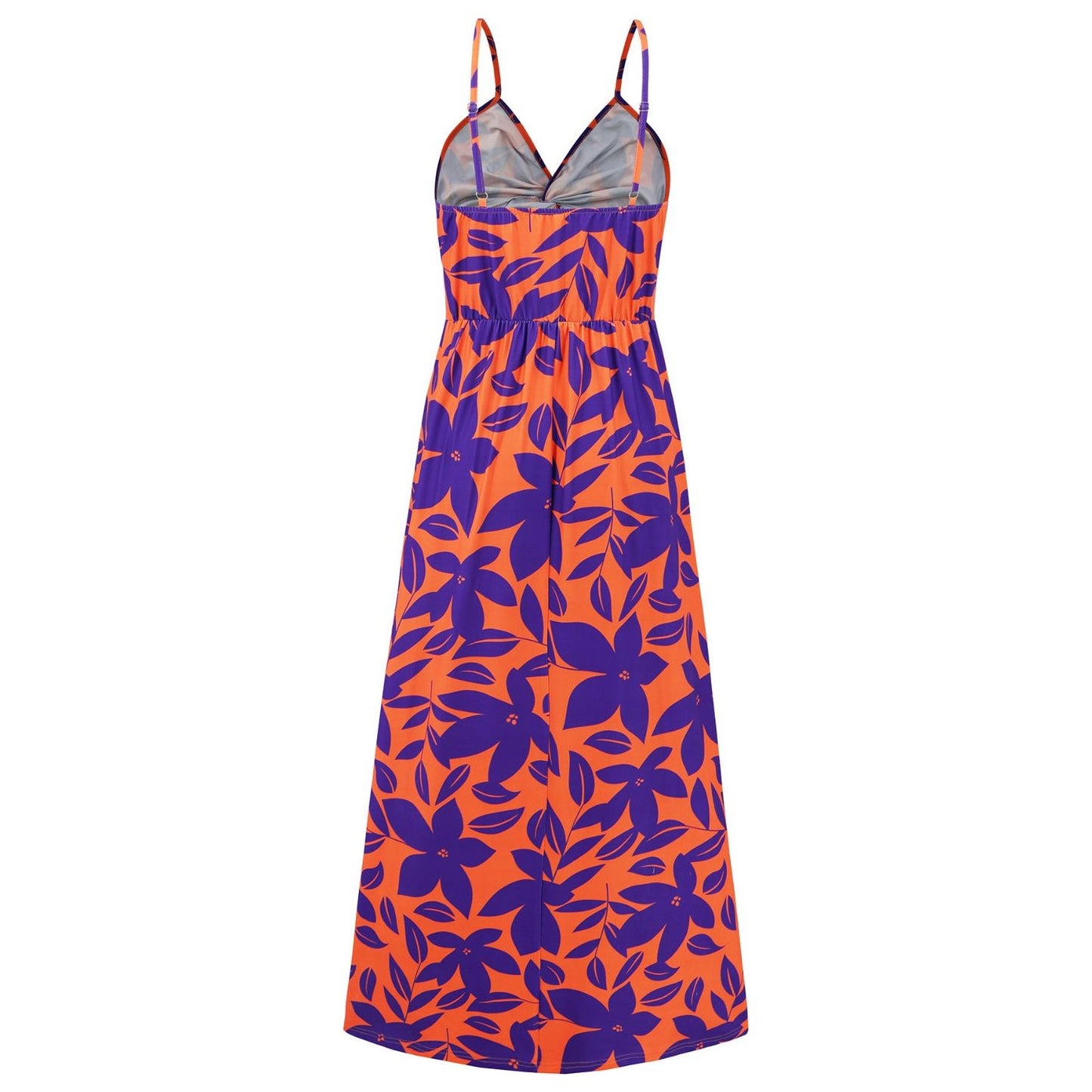 Twisted Printed V-Neck Cami Dress