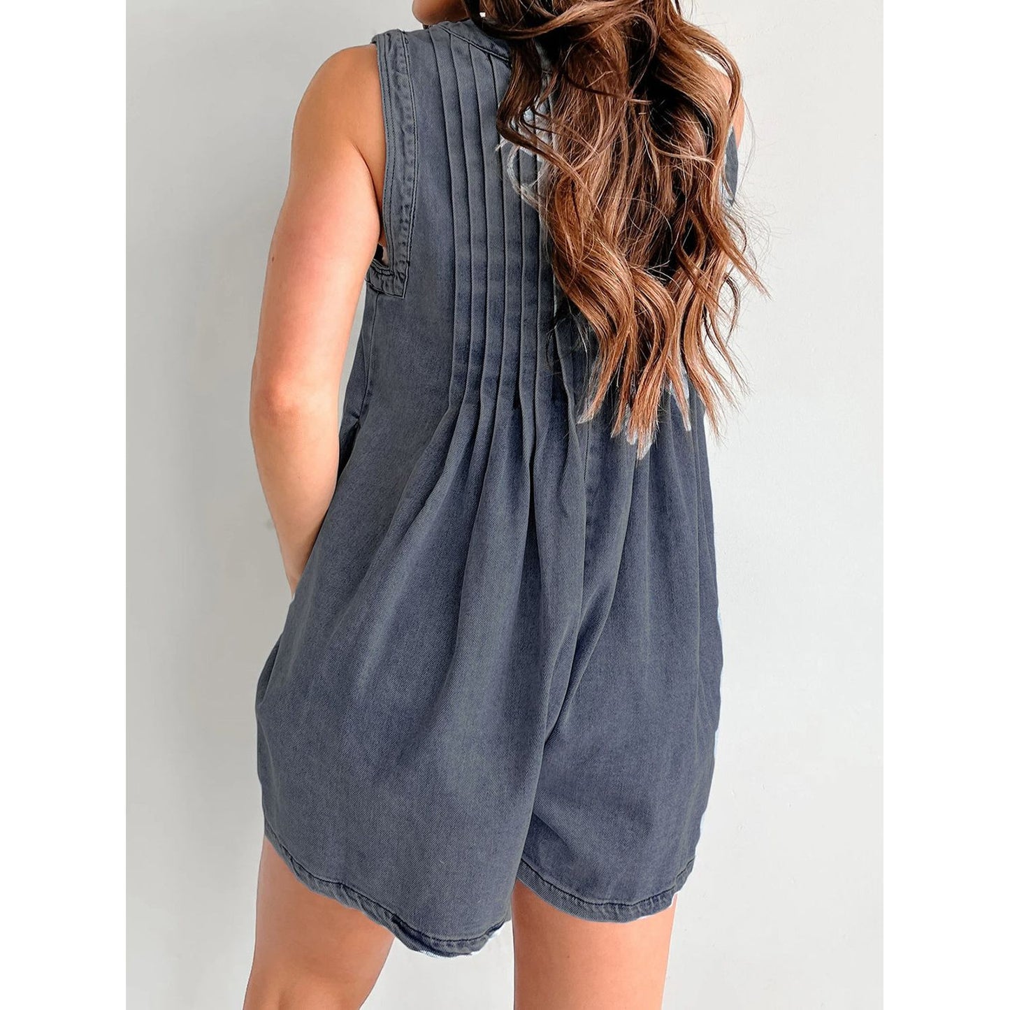 Tied Romper with Pockets